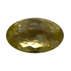 Chrysobéryl ovale de 3,90 carat