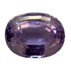 Kunzite ovale de 54,12 carat