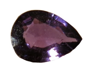 Saphir de couleur poire de 1,11 carat