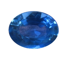 Saphir ovale de 1,43 carat