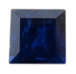 Saphir carré   de 1,75 carat