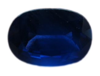 Saphir ovale de 2,64 carat
