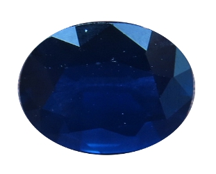 Saphir ovale de 2,24 carat