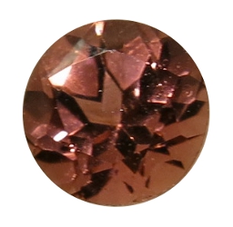 Saphir de couleur rond de 0,57 carat